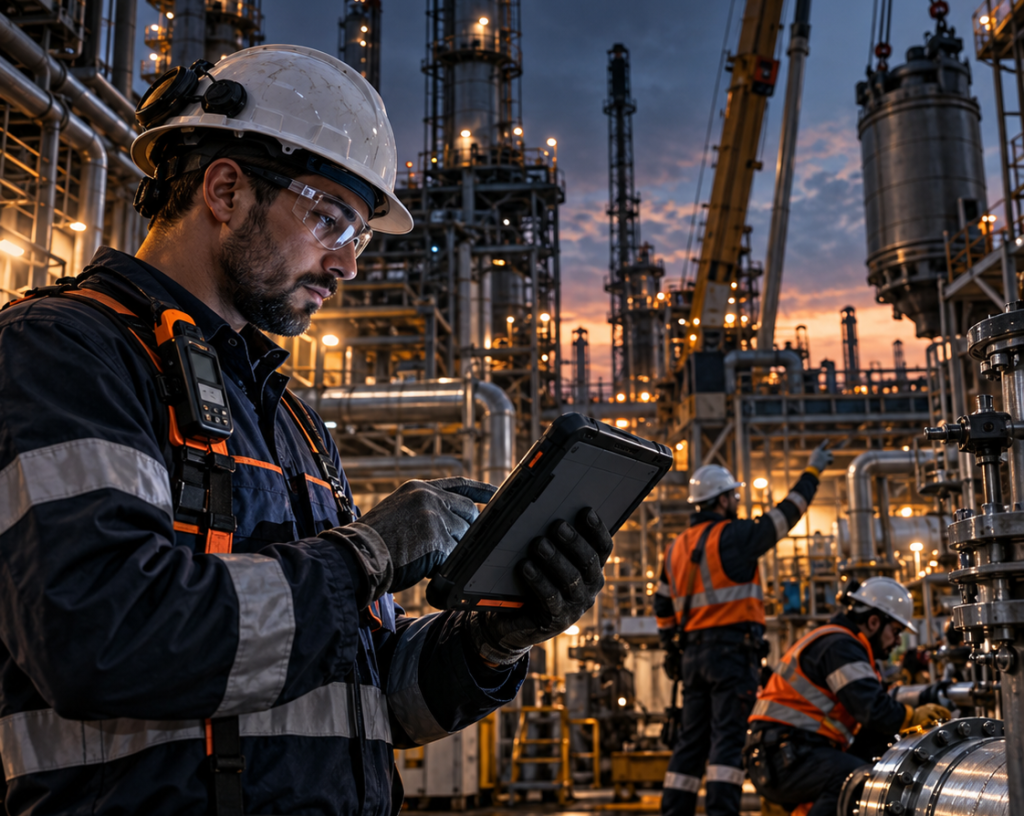 Tablet Ex para carregamento de combustíveis: digitalização e agilidade nas bases de distribuição